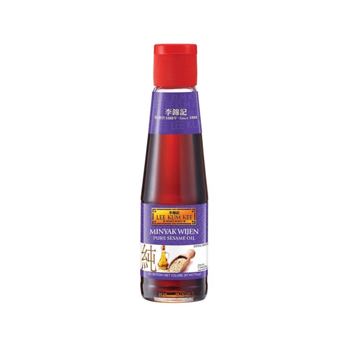 

SAUS-DRESSING- LEE KUM KEE PURE SESAME OIL / MINYAK WIJEN MURNI 207 ML -SAUS-DRESSING.