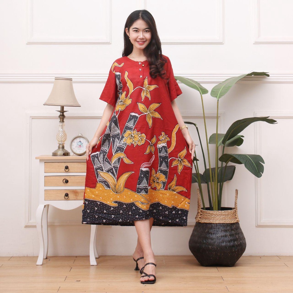 Daster Jumbo BELLE Daster Busui  Daster Cantik  Baju Tidur  Baju santai  Daster Batik