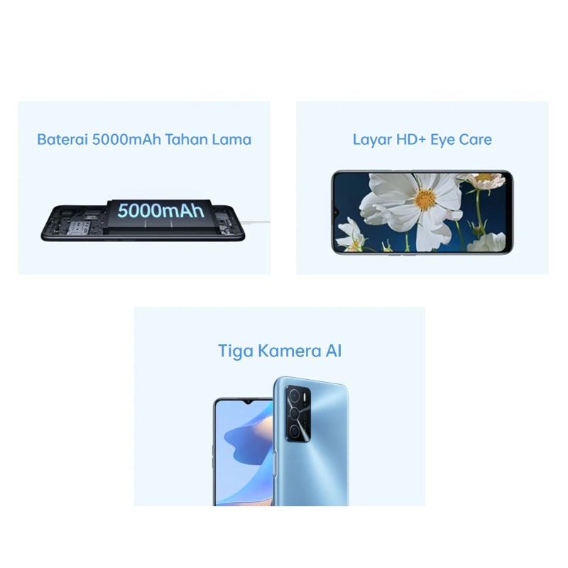 OPPO A16 A16K 4/64GB 3/32GB 13MP Trile Camera HD+ Eye-care Display 5000mAh-1