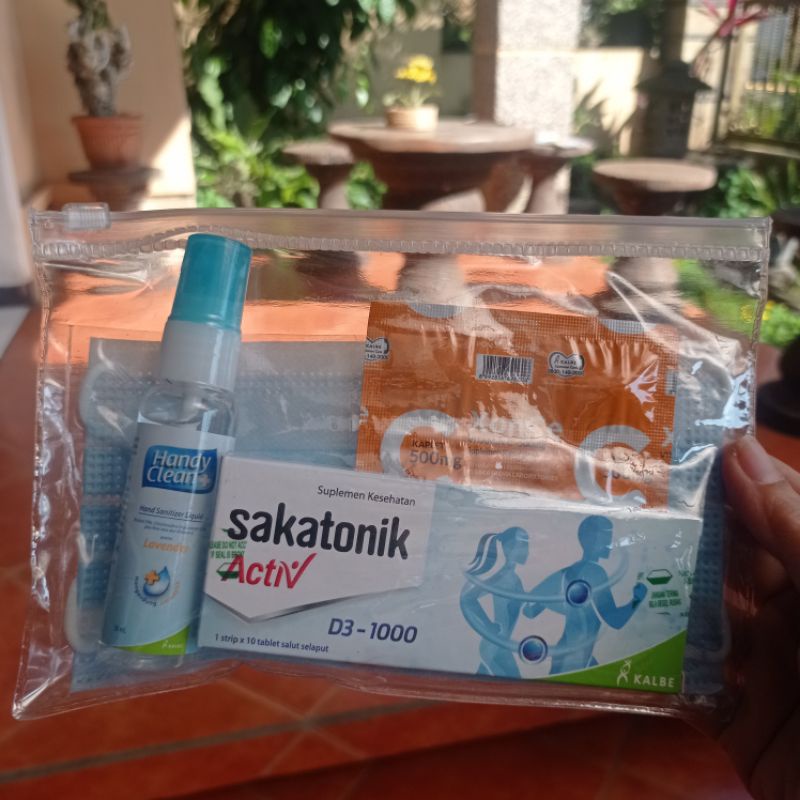 DISKON SPESIAL PAKET JAGA IMUN - KALBE VITAMIN DEWASA + HAND SANITIZER + SAKATONIK AKTIV D3 - 1000 I
