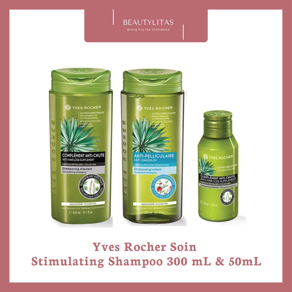 Yves Rocher Soin Stimulating Shampoo 300 ml / Anti-Dandruff Shampoo 300 ml