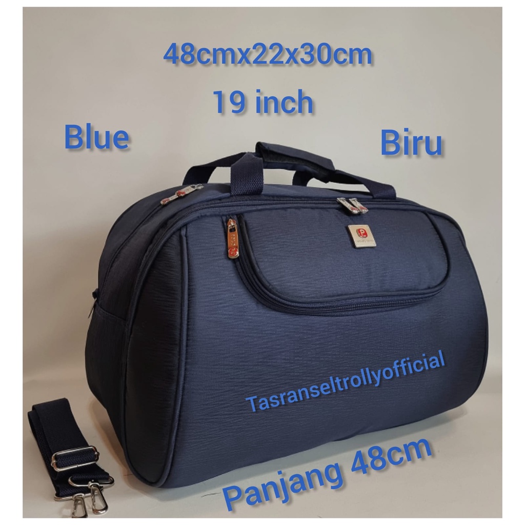 Tas Pakaian Travel Bag Polo Interclub 48cmx22x30 medium size original