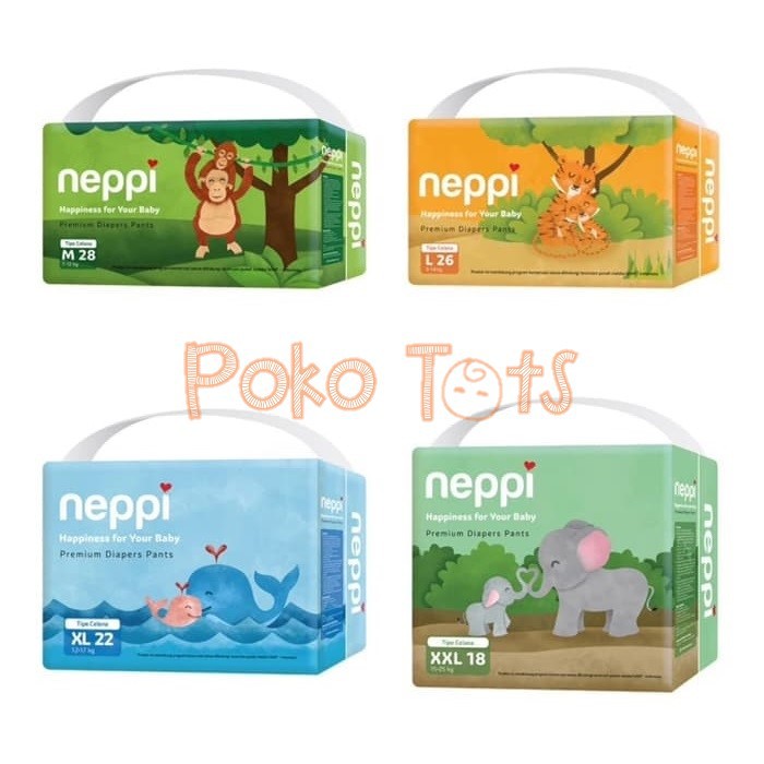 Neppi Baby Premium Diapers Pants GOSEND ONLY Popok Bayi Diaper Pant GO-SEND