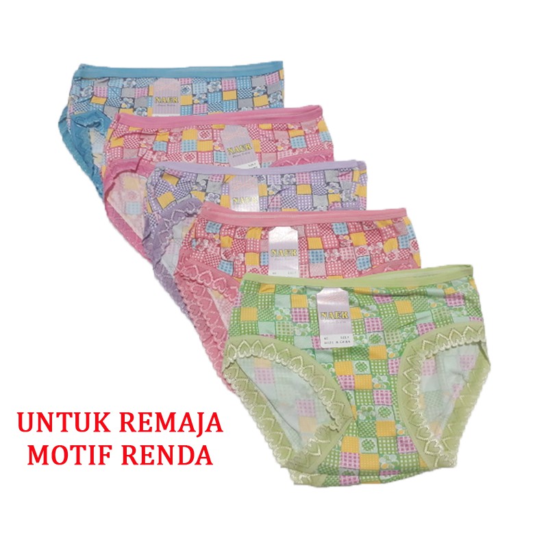 AT366-Celana Dalam Wanita Suha Remaja/CD Wanita Polos