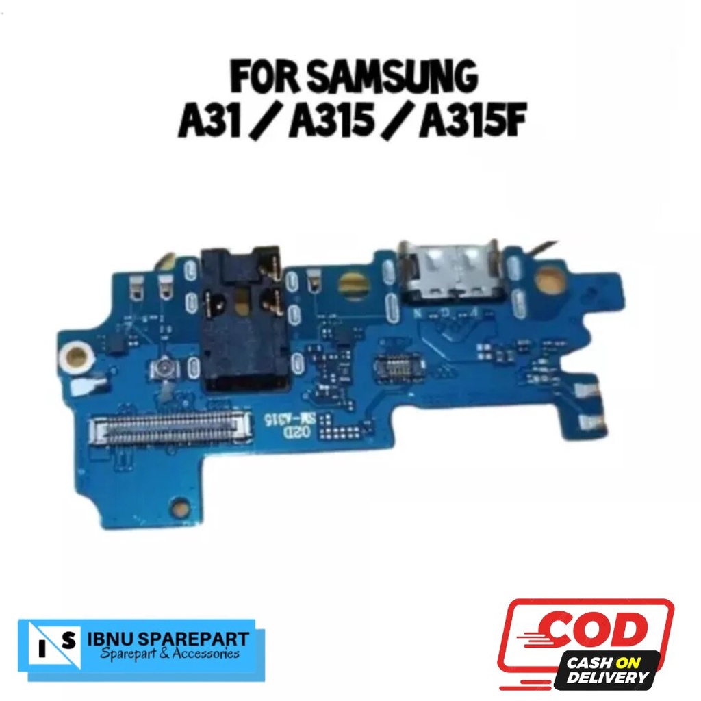 FLEXIBLE CONECTOR CHARGER BOARD CHARGER PAPAN CHARGER CAS SAMSUNG A31 / A315 / A315F