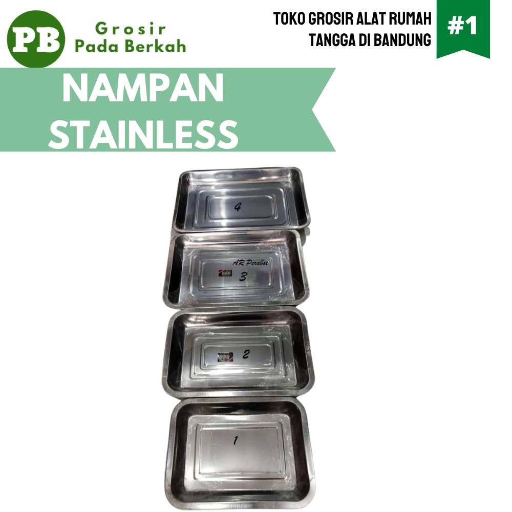 Nampan stainless steel 555