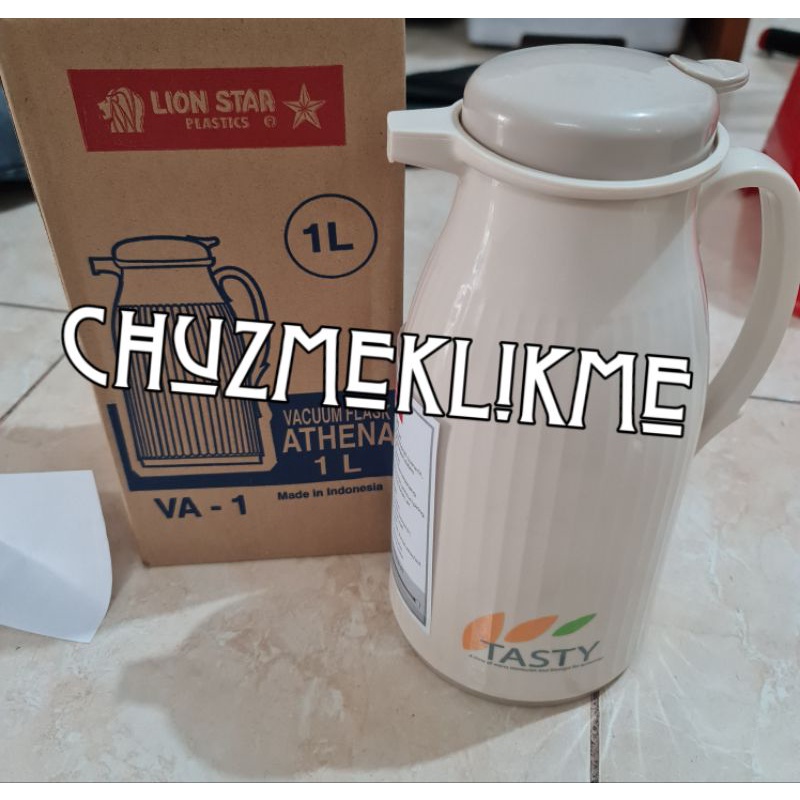 Termos air lion star Athena AVP-1000 ( 1 liter)/Vacuum flask Lion star 1000 ml/Termos air panas