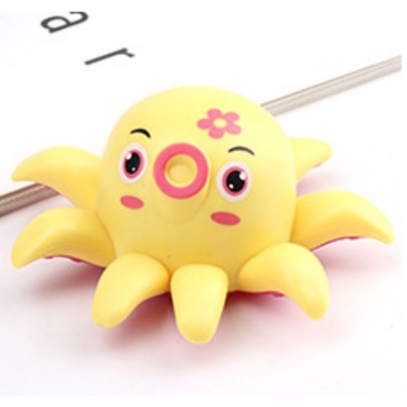 Mainan Anak Mobil Hewan Mobilan Bentuk Binatang Bentuk Hewan Lucu Pull Back / Mainan Lucu Tarik Mundur MURAH-Gurita kuning