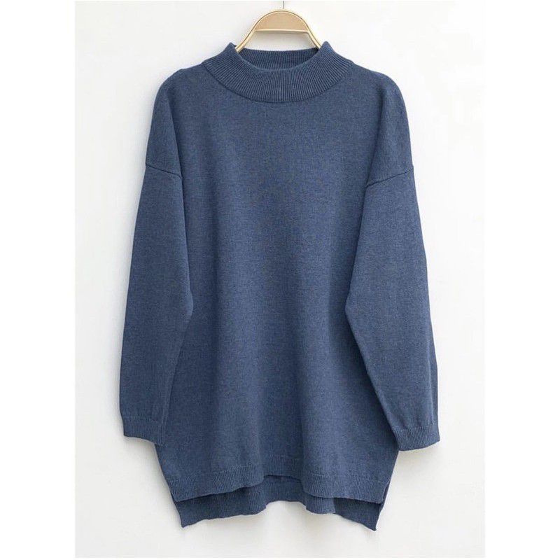 MICA KNIT BLUES ATASAN WANITA PREMIUM