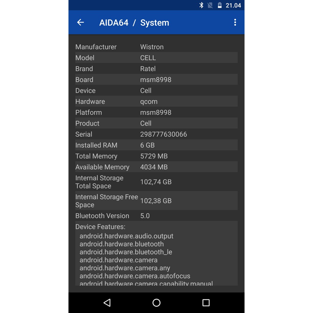Smartphone Ratel Cell Ram 6gb Internal 128gb Gaming Nfc Shopee Indonesia