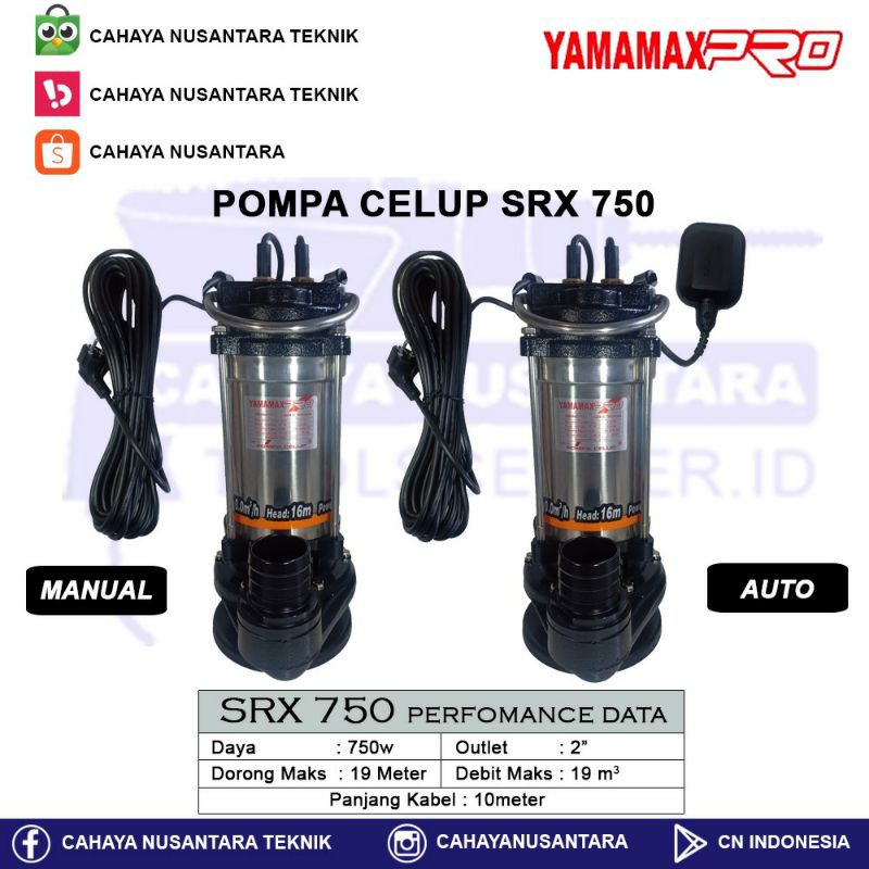 Pompa Celup 2" Yamamax SRX 750
