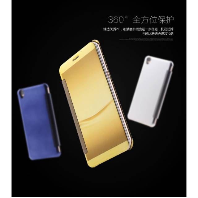 cesing case miror electrop lating mewah for oppo A57
