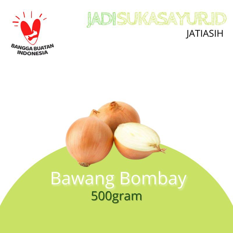 

Bawang Bombai 500gram - Bumbu Dapur Segar