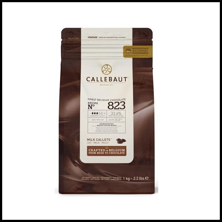 

Callebaut 823Nv Milk Chocolate Couverture 33,6% 2,5Kg