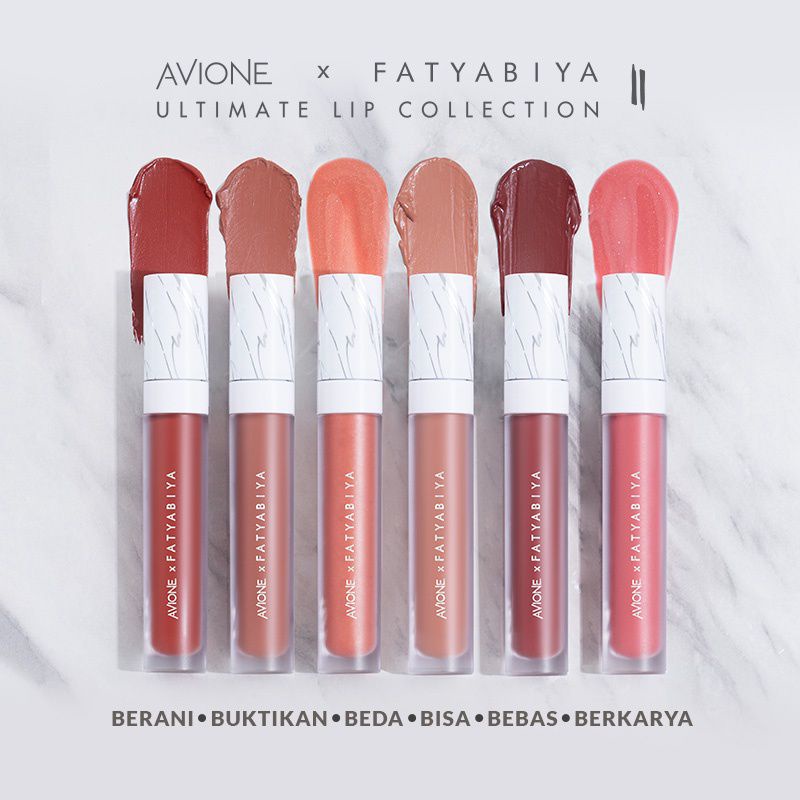 AVIONE x FATYA BIYA - Liquified Longwear Lipstick / Afterglow Lip Gloss