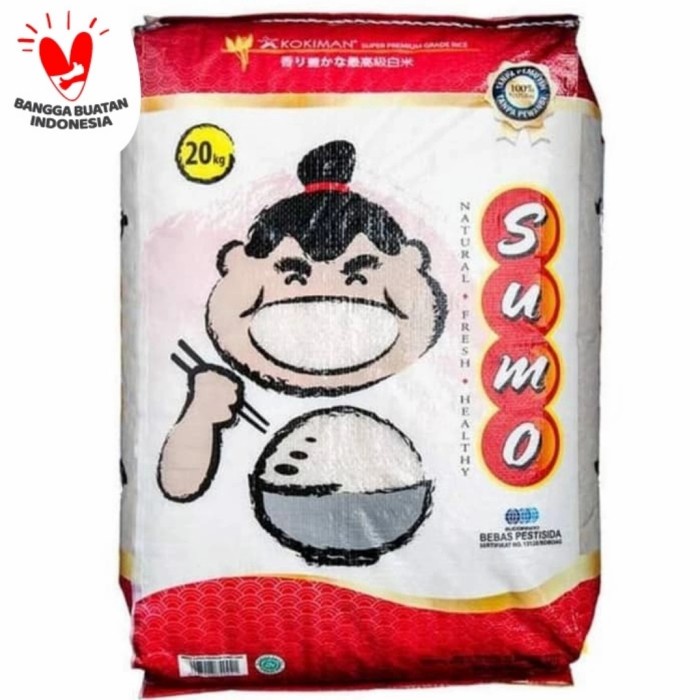 

Beras SUMO Merah Premium 20 kg (WAJIB Grab/Gosend)