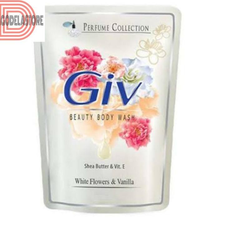 [ PROMO ] Giv Sabun Cair White Flower & Vanilla 450ml / Giv Beauty Body Wash 450 ml