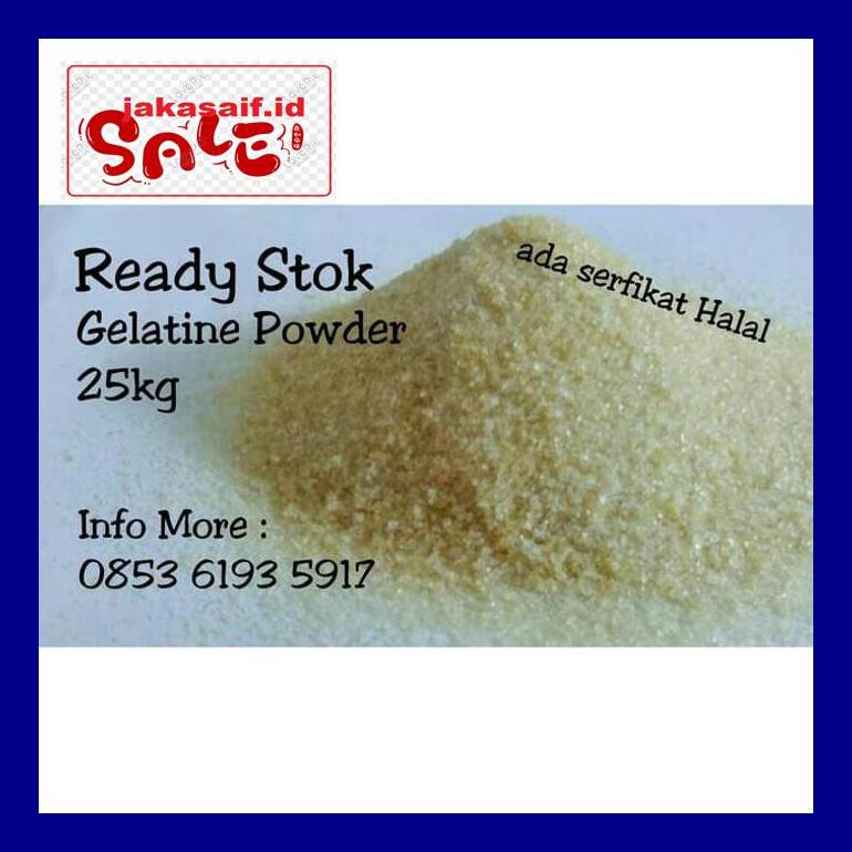 

Jak5D0Yh Gelatin Powder 500Gram / Gelatine Bubuk Merek Gelita - Halal D50Jaks