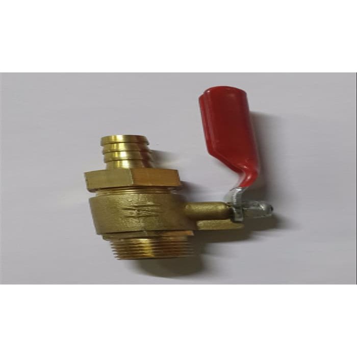 HATO Kran Angin / Stop Kran 1/4 Kuningan kompresor TERMURAH