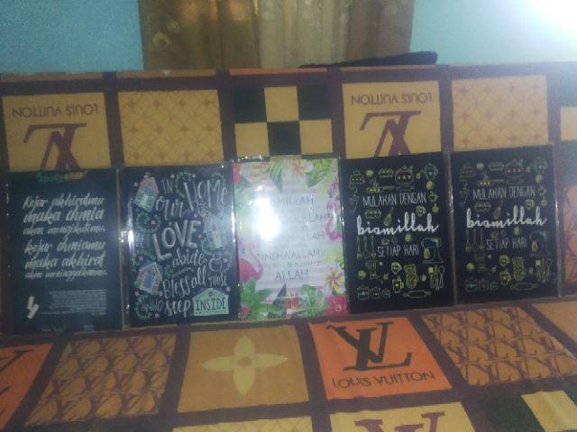 Hiasan Dinding Poster Kayu Al-177