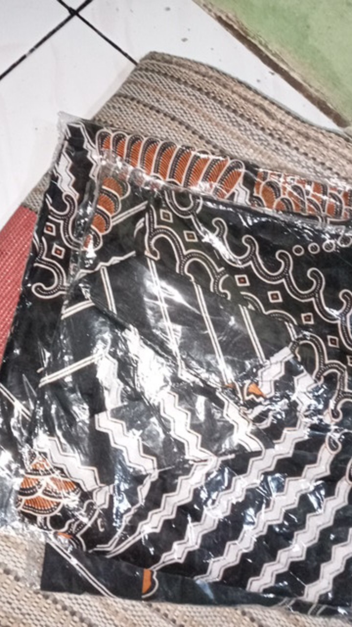 Batik Couple Keluarga Sania Ruffle Ori Ndoro Jowi Dnt Motif Garuda