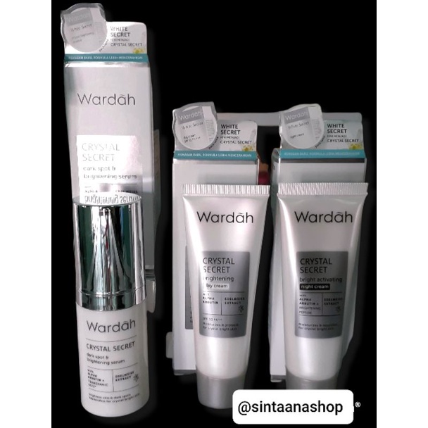 Wardah Crystal Secret Paket 3pcs | Paket Wardah Crystal Secret | Wardah white Secret