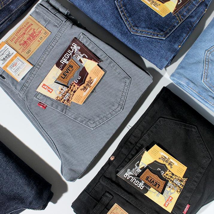 Harga Spesial.. LEO Official Store - Celana Levis Standar / Basic / Regular Pria ( SMALL SIZE )