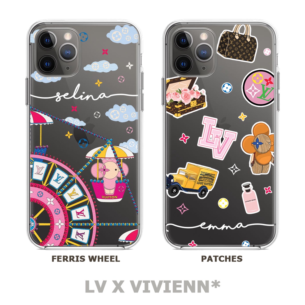 Casing Lucu Custom Nama Vivien Samsung Softcase iphone Oppo Xiaomi Note10 Note20 S22 S21 Reno Vivo