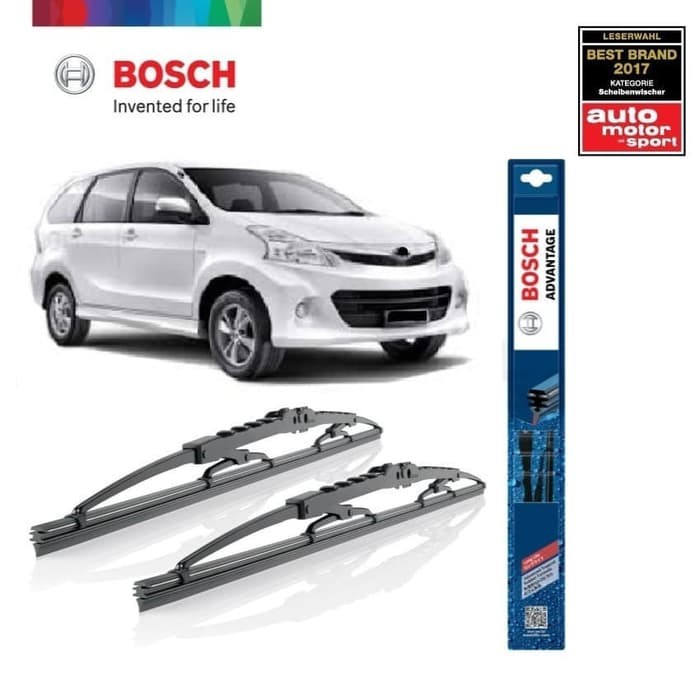 Wiper Blade Avanza Xenia New BOSCH Sepasang Advantage 14-21&quot; ORIGINAL