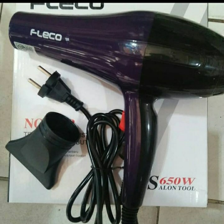 TERMURAH~hair dryer fleco f-268B Temperatur konstan pengering rambut ionic 650W