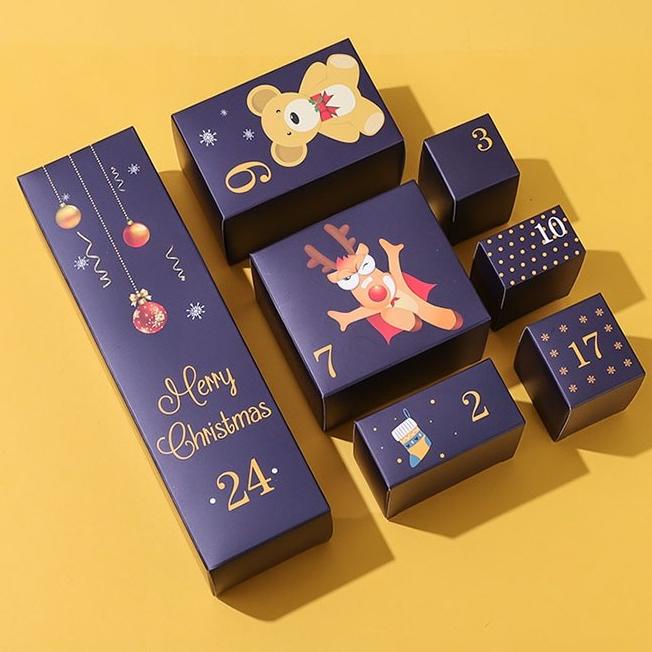 

RHNO TERLARIS ADVENT CALENDAR BOX CHRISTMAS DIY PAPER GIFT BOXES DC452CD3