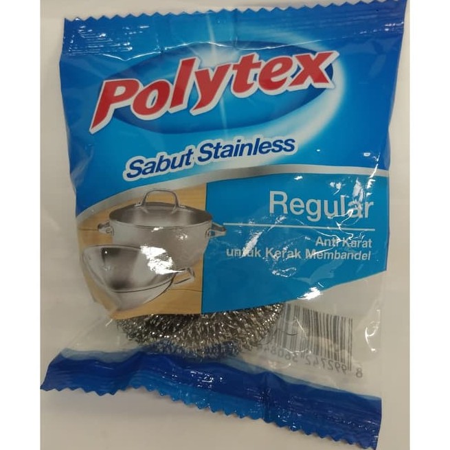 

Sabut Stainless Cuci Piring (1 PCS) Polytex Anti Karat