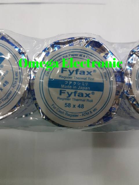 FYFAX Kertas Kasir Thermal / Thermal Paper Roll ( untuk printer 58mm ) 58x48 58mm x 48mm