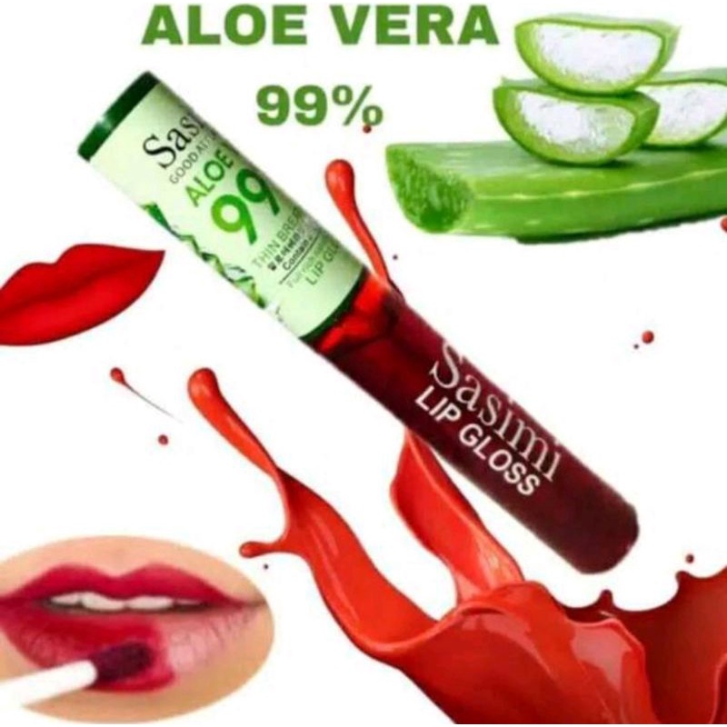 (Per Box isi 24 Pcs)Liptint Sasimi Aloevera 99% S721