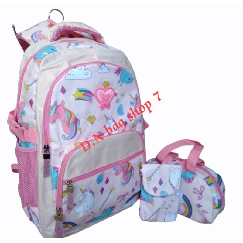 Tas ransel anak perempuan sd,smp Silver girl by Alto