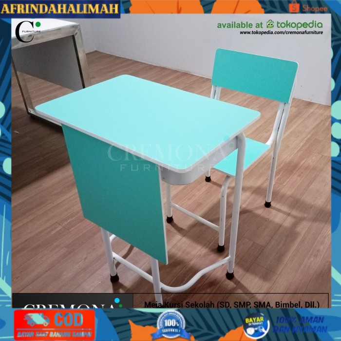 

[TERBARU] 1 Set Meja Kursi Sekolah Minimalis