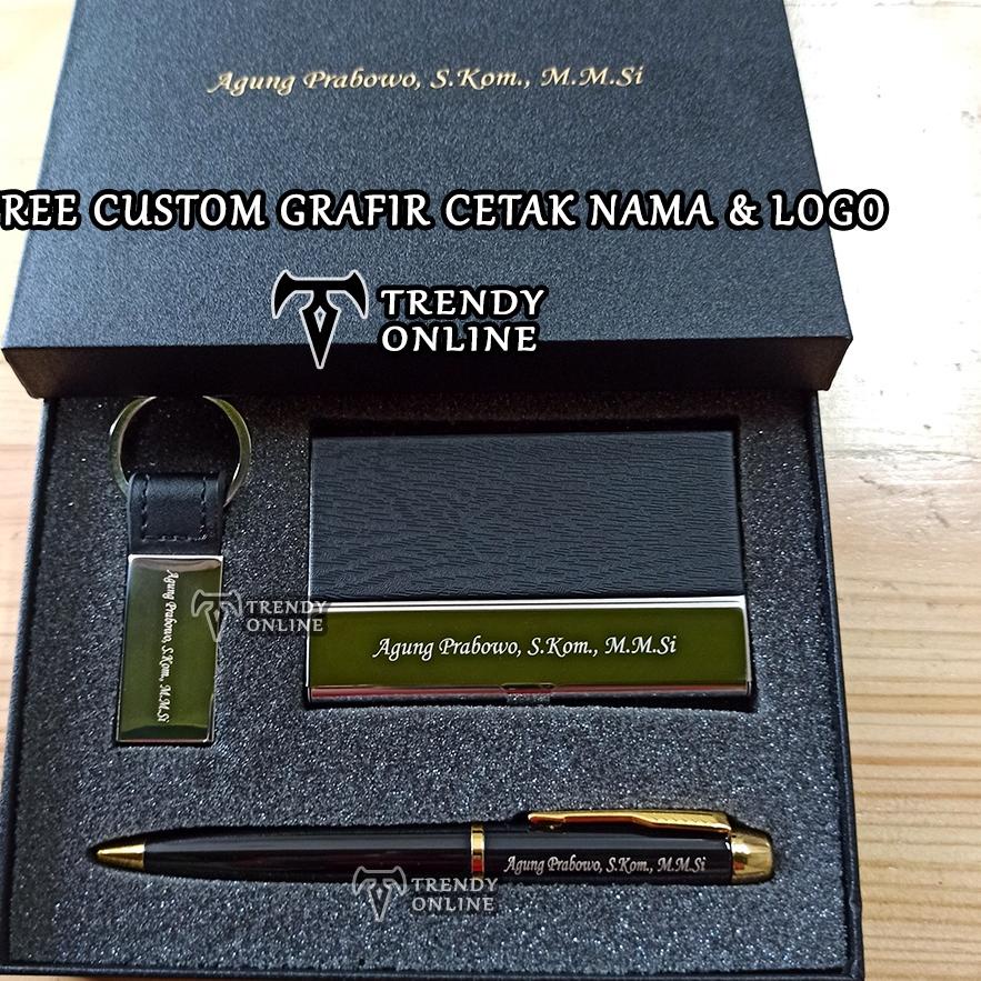

Gift set Souvenir Ballpoint, si, Hadiah, Pulpen Giftset Exclusif Card Holder dan Gantungan Kunci ホ