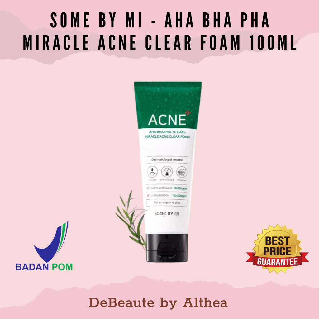 [BPOM] Some By Mi / SOMEBYMI - AHA BHA PHA Miracle Acne Clear Foam 100ml