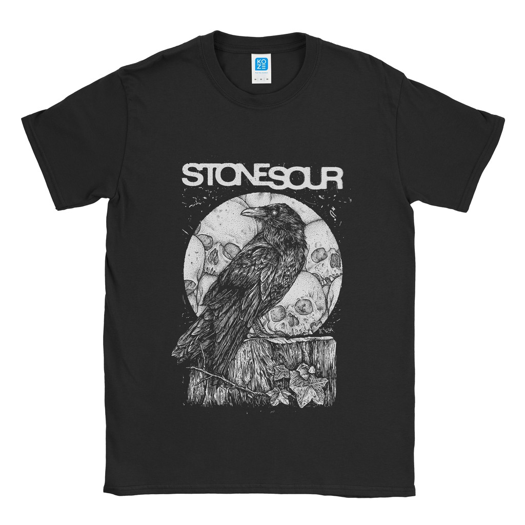 Baju Kaos Band Stone Sour Crow