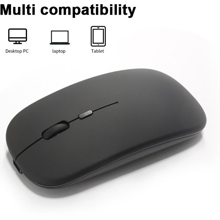 Baru Bermanfaat GROTIC Mouse Wireless X1 Silent Rechargeable 2.4Ghz 1600DPI dengan Receiver USB untuk  PC Laptop