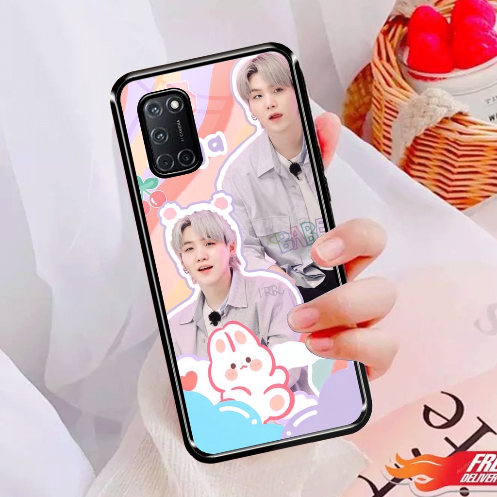 Candyaccaja - Case OPPO A74 A59 F1S A52 A92 A33 2020 A53 2020 - Case IDOL K-POP - Case Wanita - kore