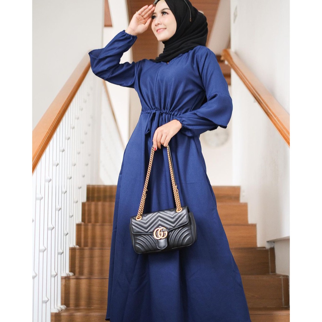 Gamis Apina Rempel,fashion muslim,fashion wanita,gamis