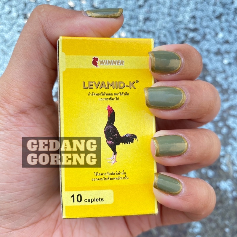 LEVAMID K AYAM 10kapsul OBAT CACING AYAM DAN OBAT CACING