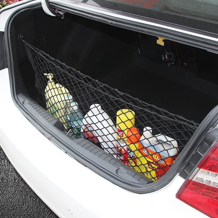 Jaring Double Cargo Bagasi Mobil | Pengaman Car Trunk Net Premium