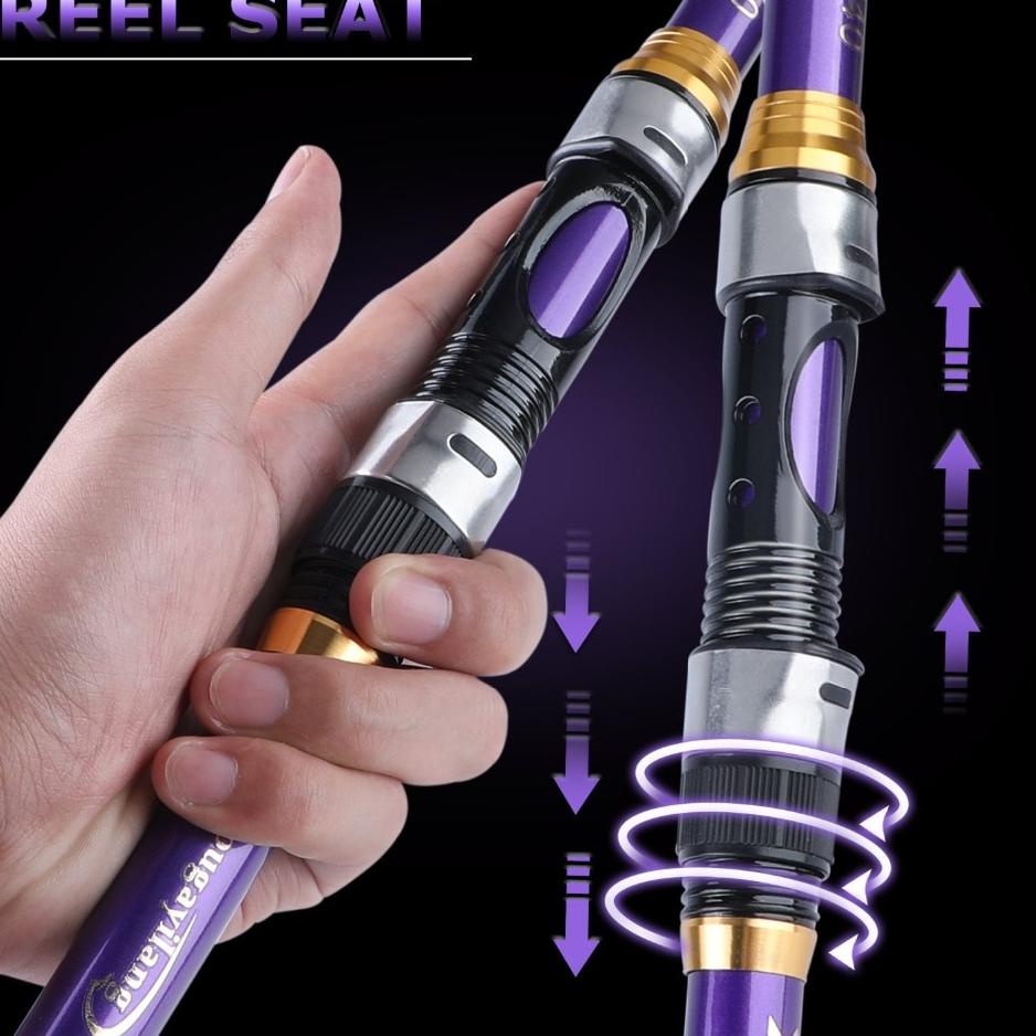 Paling Sesuai.. Set Pancing 1.8M-2.4M Joran Pancing and alat pancing set  Ikan Mas FRP Bahan Pancing