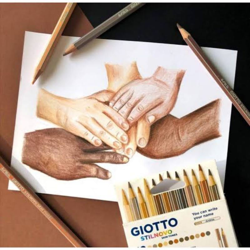 

GIOTTO STILNOVO SKIN TONES SKINTONE COLOR PENCIL SET PENSIL WARNA COKLAT KULIT