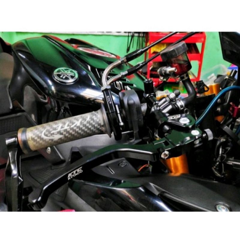 Paket Gas Spontan Domino 2 Kabel Plus Saklar Xabre Yamaha R15 R25 Vixion Ninja RR