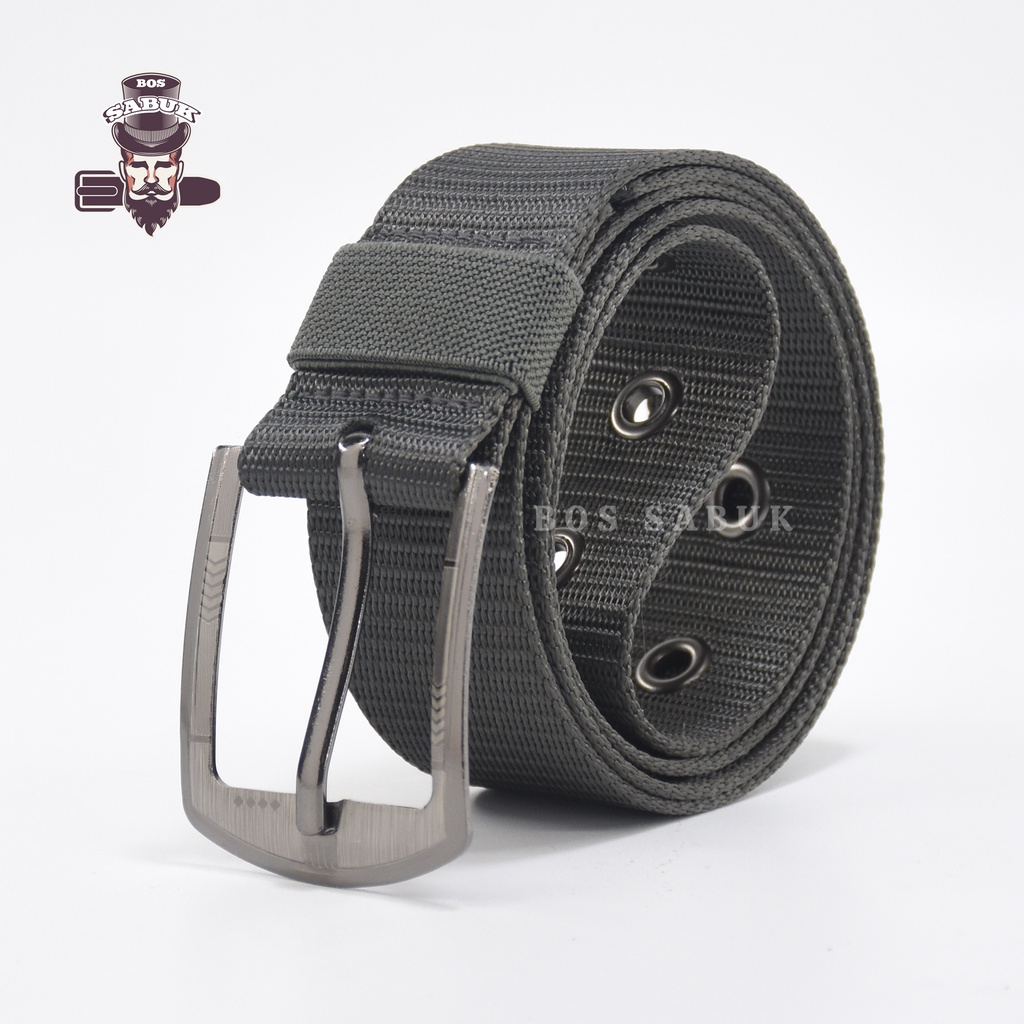 Ikat Pinggang Pria Nylon Canvas Terbaru Sabuk Pria Tactical Military Gesper Kanvas Nylon Men Belt-BS223