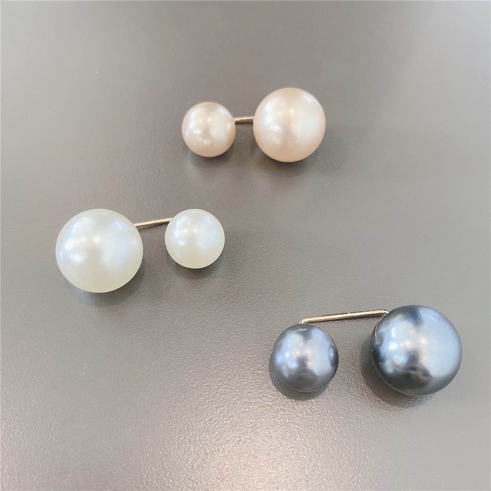 Korea Style Pearl Pin Tetap Gesper Pearl Word Insert Perhiasan Aksesoris Wanita A Hello Girl Jewelry