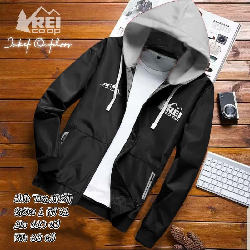 JAKET OUTDOOR WATERPROOF/JAKET PRIA/JAKET POLOS/JAKET HOODIE